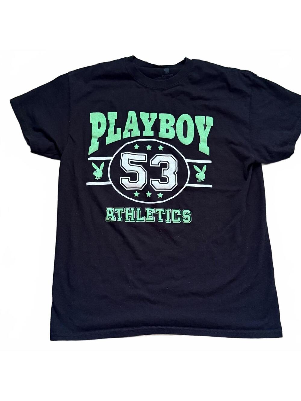 Playboy Athletics 53 Graphic T-Shirt Medium Black